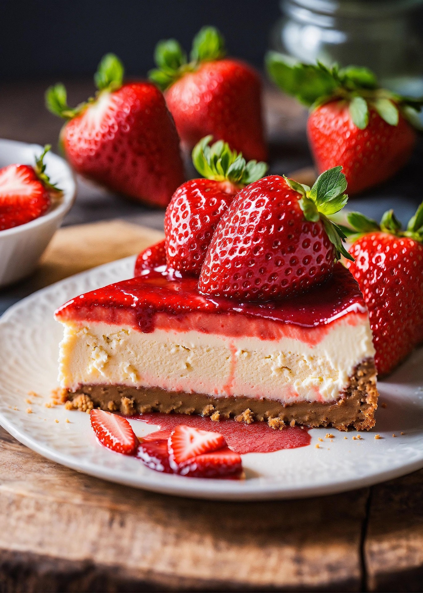 strawberry cheese cake